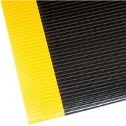 SUPERIOR MFG GROUP, NOTRAX NoTrax Razorback Anti Fatigue Mat 1/2in Thick 3' x 4' Black/Yellow Border 406S0034BY